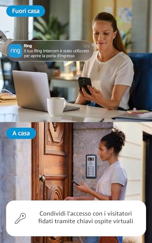 Ring Intercom Audio | Rendi il tuo citofono più intelligente | Audio in streaming, chiavi virtuali e accesso remoto | Configurazione fai-da-te - Immagine 3