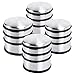 Produktbild Oxid7® Türstopper Edelstahl hoch ca. 8,5x8cm (BxH) - Türpuffer mit ca. 1,2kg für schwere Türen - Edelstahl-Design Tür Stopper Halter Puffer - Set 4 Stück