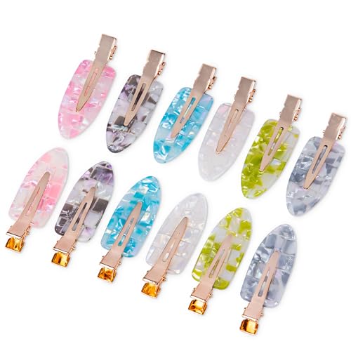 Pinzas de maquillaje brillantes para recogerte el pelo mientras te preparas en tu rutina diaria