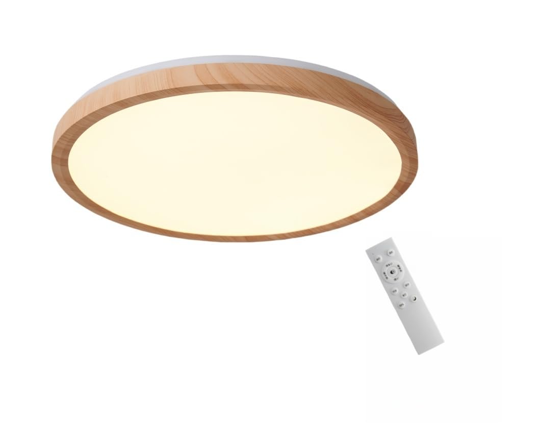 Amazon.co.jp : jiaqihong5 LEDシーリングライト 8畳 10畳 40CM 木目調