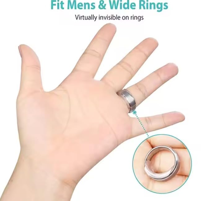GLORILUX Ring Sizer Uk - Adjuster for Loose Rings - Tightener for Loose Rings - Invisible Transparent Ring Adjuster - 2mm to 5mm - Resizer - Image 6