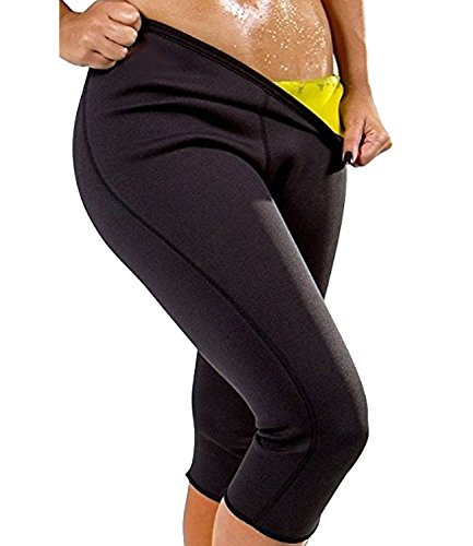 Ensemble thermique de sudation sauna en néoprène de Sexywg avec long T-shirt minceur remodelant pour perdre du poids -  bleu - Small