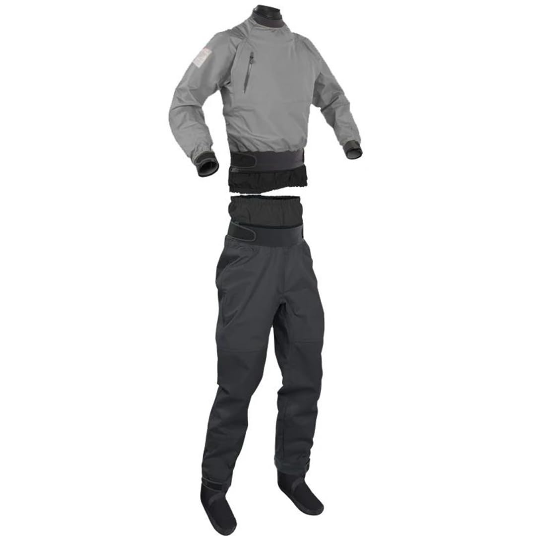 Hcclijo 3 Lagiger Zweiteiliger Trockenanzug Wasserdichter Hosensatz Paddeln Touren Angeln Outdoor Sport Trockenanzug