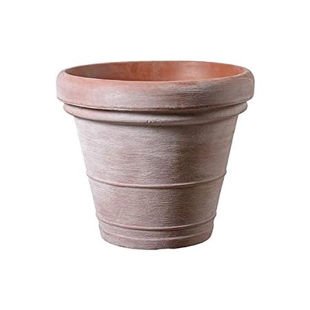 Amazon Co Jp テラコッタ風 鉢カバー イタリア製 10号 10号鉢がすっぽり 樹脂製鉢 軽量 大鉢用 １０号鉢用 植木鉢 プランター インテリアカバー 観葉植物 おしゃれ インテリア ホーム キッチン