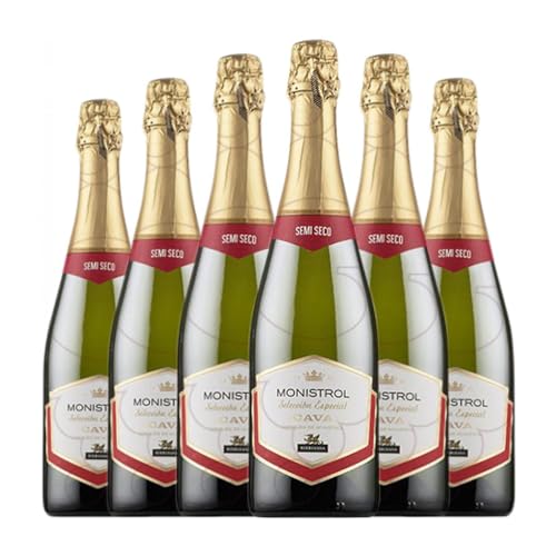 Marqués de Monistrol Selecció Especial Semi-Seco Semi-Dulce Cava Reserva 75 cl Espumoso blanco (Caja de 6 Botellas de 75 cl)