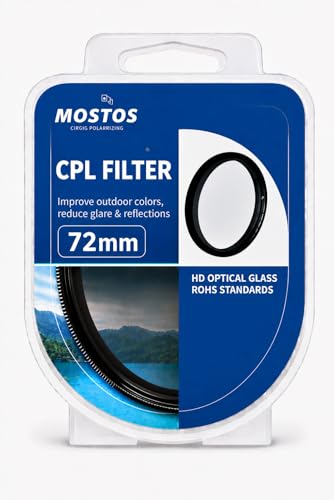 Image of MOSTOS - 72mm CPL Filter for Nikon Z6 Z6II Z7 Z7II with Z 24-70mm f /4 S Kit Lens (Make Sure Mark Φ72 is Written ON Your Lens)