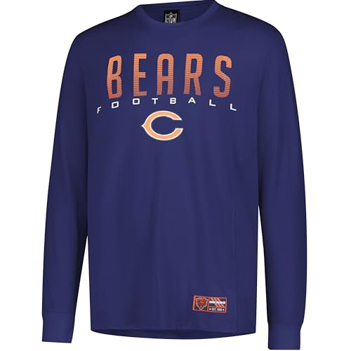 Ultra Game Men's NFL Official Game Day Long Sleeve T-Shirt