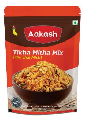 Aakash Namkeen Aakash Tikha Mitha Mixture Namkeen|350 Grams|The Sweet And Spicy Mixture|Healthy Indian Snacks|Organic Mixture Namkeen (B0BN1GB6NL) Amazon Price History, Amazon Price Tracker