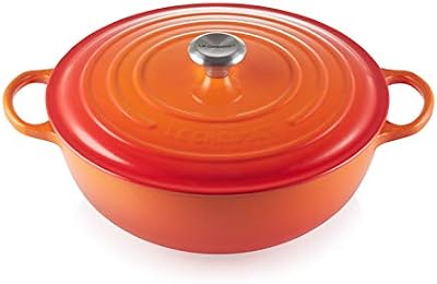 Le Creuset Marmita de hierro fundido, diámetro 32 cm, 7 L, Volcanico, 21114320900430