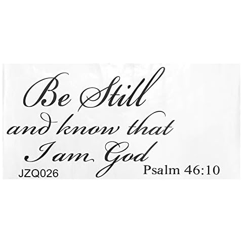 Yencoly Wall Sticker, Durable Bible Verse Wall Decals Christian Quote Walls Art Stickers Religious Decor living room decor Sticker of Bible Cover