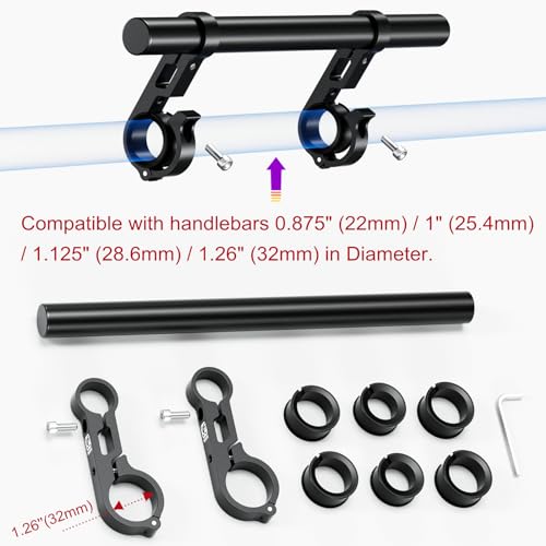 BRCOVAN Aluminum Alloy Handlebar Extender Extensions with