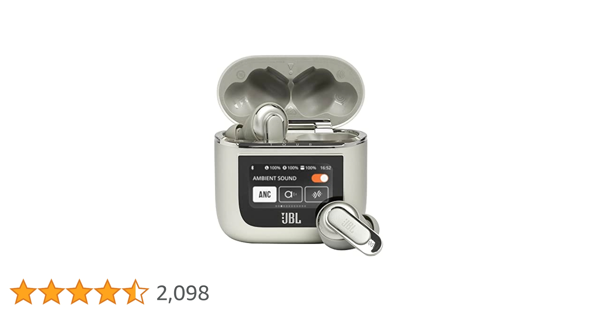 Amazon.co.jp: JBL TOUR PRO 2 Fully Wireless Earbuds, Hybrid