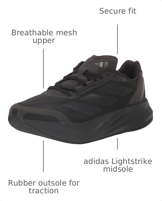 Image of adidas Mens Duramo Speed Running Sneakers Shoes - Blue