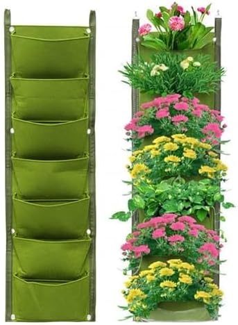 Plantador vertical ao ar livre, plantador de parede, 2 peças, pla...