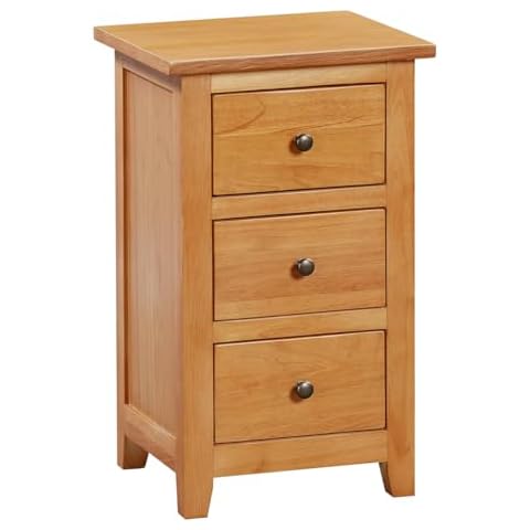 Hallowood Furniture Aston Oak Narrow Side Table Cover