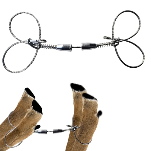 DANGONGLI Deer Drag | Hunting Versatile Portable Quick Binders Prey Leg Binders Stainless Steel Wire bindings for Big Game