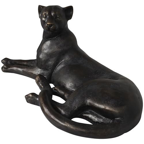 Escultura Decorativa Leopardo Polystone 29 x 14 x 13 in miniatura 2