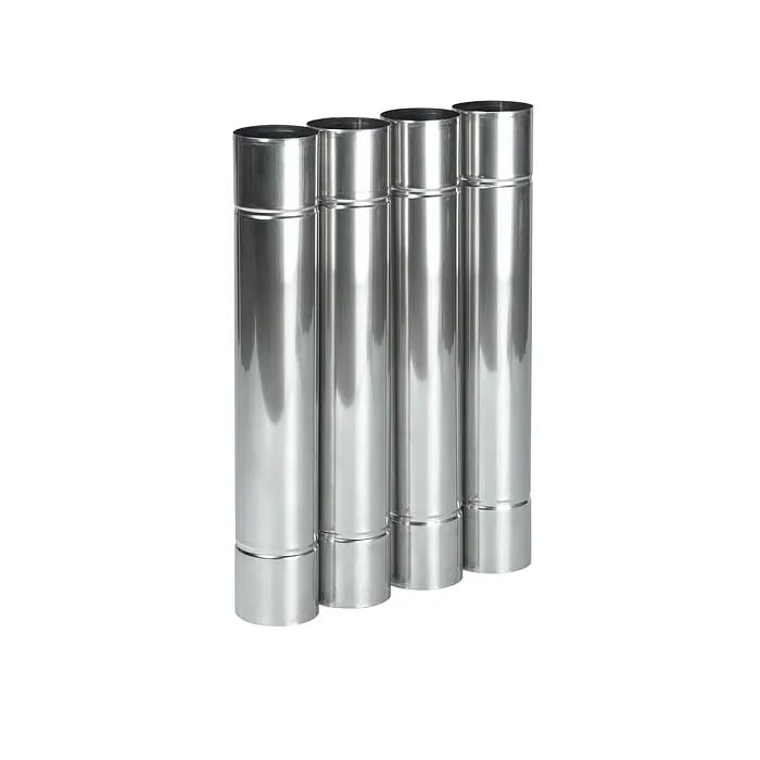 Tuyau de cheminée 7cm acier inoxydable réchaud camping tente chaude évacuation fumée 35cm