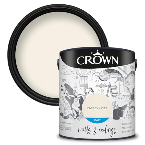 Crown Matt 2.5L Emulsion - Cream White