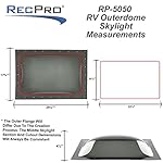 RecPro-RV-Skylight-Outer-Dome-14-x-22-Universal-Outer-Skylight-Bubble-Style