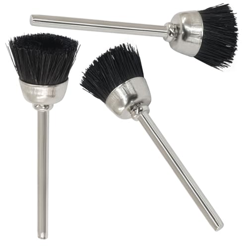 Image of 20 Pcs Bristle Cleaning Brushes, 1 /8 Inch Shank Polishing Cleaning Brush for Rotary Tools Accessories