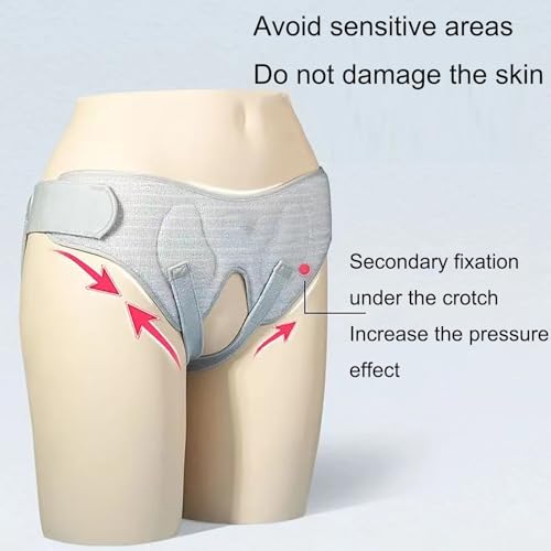Faja para hernia inguinal con 2 almohadillas compresivas grandes miniatura 5