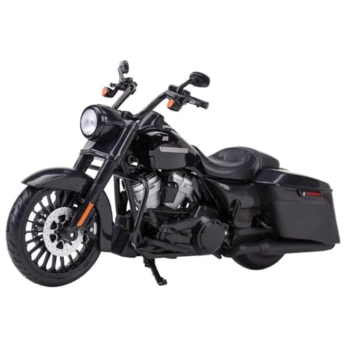 Moto Harley Davidson 2017 Road King miniature 1/12 en métal injecté d'exception