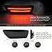 D-Lumina Rear Bumper LED Reflectors Light Lamp Assembly Fog Light Kit Compatible with Je-ep Grand Cherokee, Compass, Patriot ＆ Dodge Journey, Rear Bumper Reflector Light Smoked Len Foglamp, Pack of 2