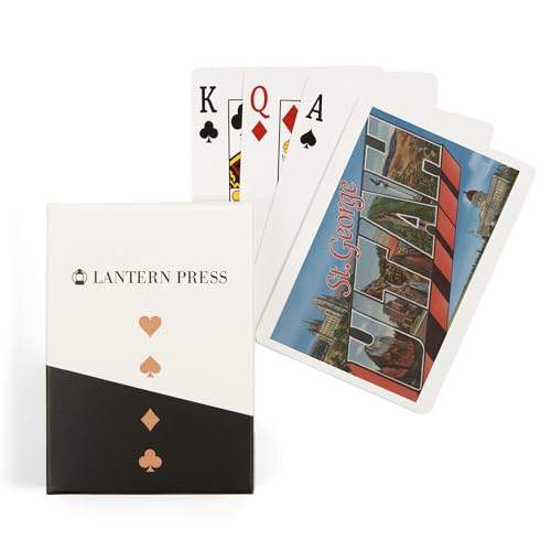 Lantern Press St. George Utah Baraja Póker 52 cartas