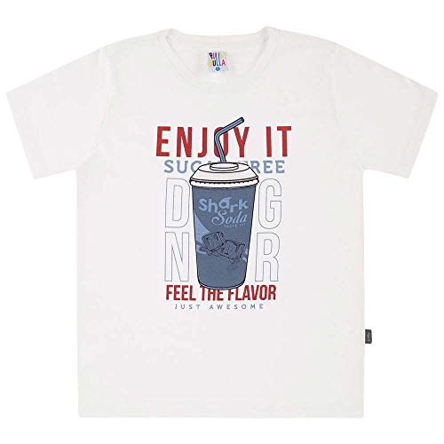 Conjunto Branco Infantil Menino Meia Malha 39381-3 Conjunto Branco Infantil Menino Meia Malha Ref:39