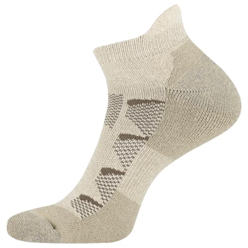 Image of Merrell Men's and Women's MOAB Hiking Midweight Cushion Socks - Unisex Coolmax Moisture Management and Arch Support