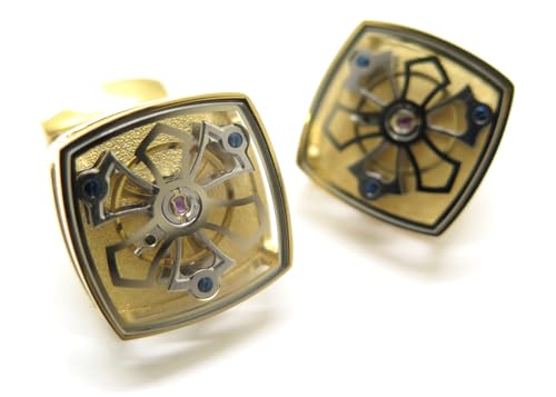 タテオシアン(TATEOSSIAN) メカニカル トラベラー トゥールビヨン カフス（イエローゴールド） カフスボタン カフリンクス