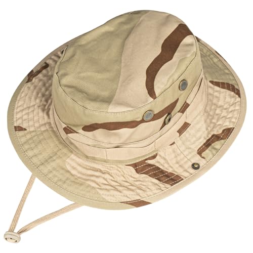 Image of Sun Hats for Men Women Bucket Hat UPF 50+ Boonie Hat Foldable UV Protection Hiking Beach Fishing Summer Safari