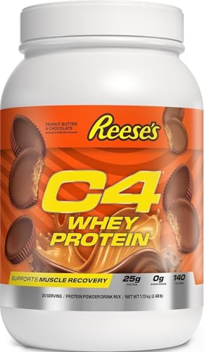 How To Make Protein Shakes Taste Better: 15 Simple Tricks That Actually Work 12 C4 Whey Protein, 25g of Protein, Reese's Peanut Butter & Chocolate, 28 Serv