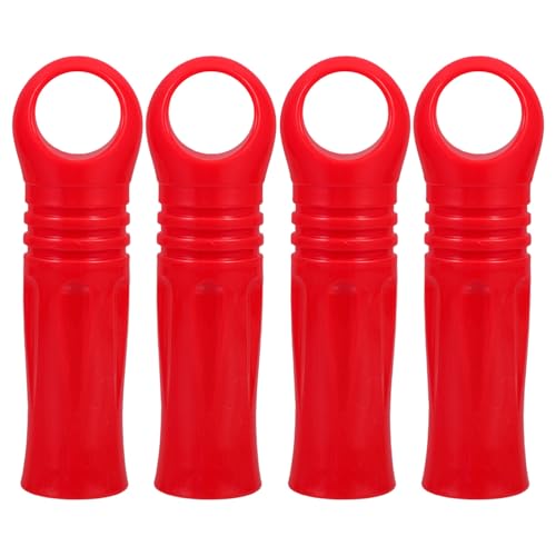 JECOMPRIS 4pcs Broom Handle End Cap Mop Handles End Sleeve Replacement Grips for 2.5cm Pole Reaching Pole Clothesline Stick Broom Tube Tail Hanger