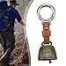 Zxpjkyu Ornament Waist Hanging with Snap Hook,Pendant,Dog Bell for Outdoor,Climbing Fishing Survival Hiker Accessories, Coffee