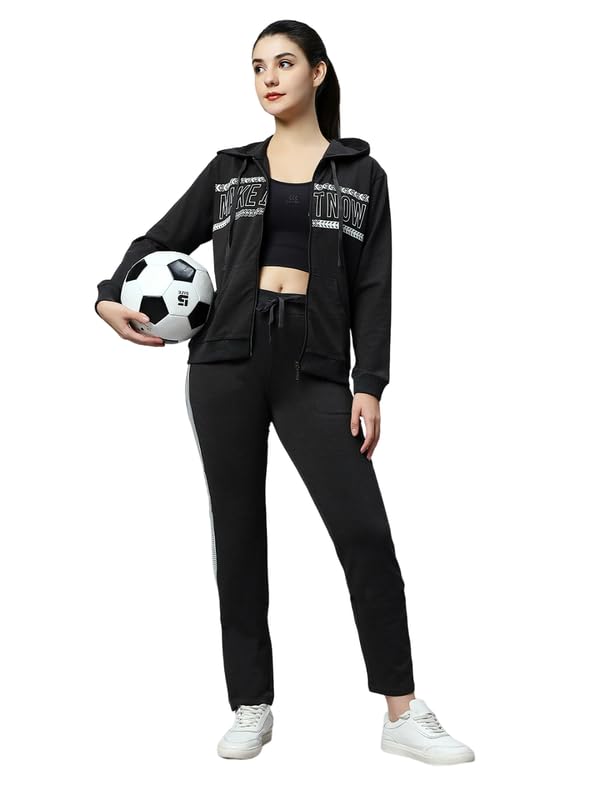 Image of Women's Cotton Printed Steel Blue Jacket with 2 Cross Pockets