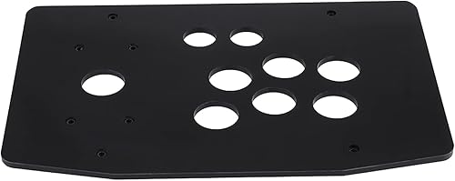 Panel acrílico negro y cubierta protectora Kit de bricolaje, Fighting King Fighter Computer Game Panel,Adecuado para juegos de arcade street fighter