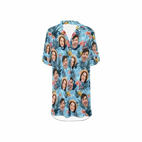 Custom Face Swimsuit Cover-Up Personalized Womens Beach Cover Ups for Swimwear with Face Bathing Suit Coverup Bikini3