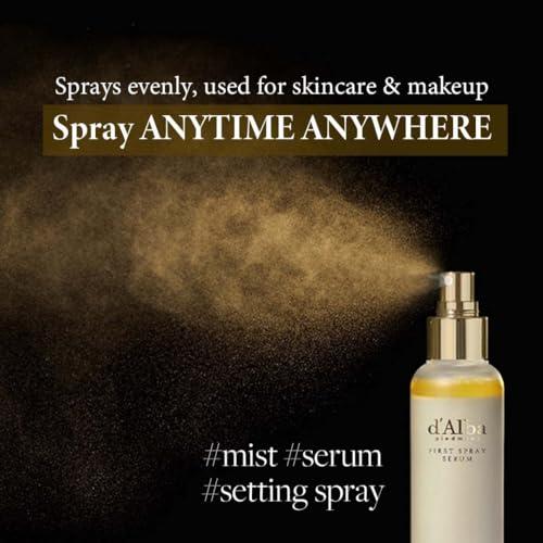 Image of d'alba Piedmont Italian White Truffle First Spray Serum, Vegan Skin Care, Hydrating Face Moisturizer, Glow Serum for Radiant Skin, Non Comedogenic, All In One Mist, Korean Skin Care - 100ml