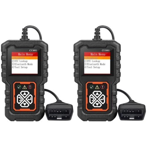 Escáner OBD2 profesional con lector de códigos de falla y probador de voltaje integrado