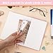 Lined Journal Notebooks for Women and Men, A5 100gsm Hardcover Notebook with Pen Loop, 160 Pages, 5.7