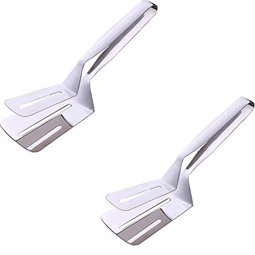 MIAO JIN 2 Packs Stainless Steel Multipurpose Steak Fried Shovel Baking Tools Food