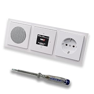Busch Jäger DAB+ Unterputzradio 8215U-101 Set studioweiß