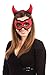 Produktbild 2er Set Augenmaske Und Haarreif Teufel Teufelchen Mit Hörner