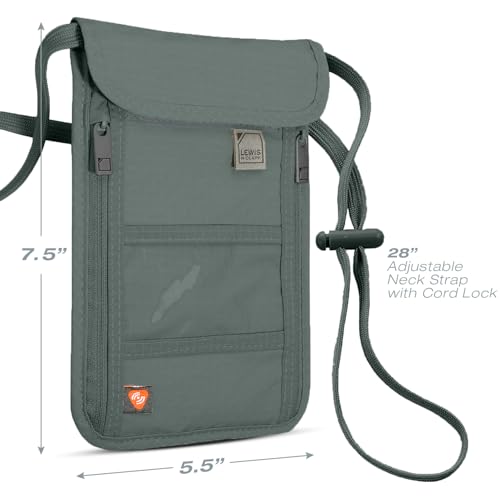 Lewis N. Clark Stash Neck Wallet