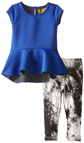 Nicole Miller Baby Girls Neoprene Peplum Tunic Legging Set