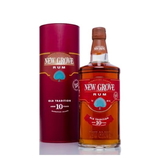 New Grove OLD TRADITION 10 Years Old Mauritius Island Rum 40% Vol. 0,7l in Giftbox