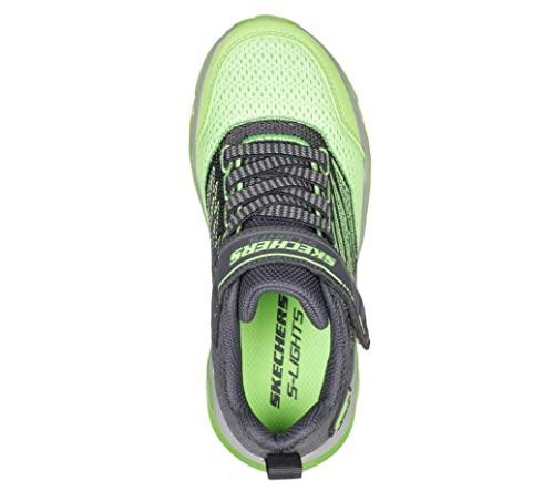 Skechers SKECHERS KIDS -Mens Sport Lighted - S Lights-Mega Surge 400132L (Little Kid/Big Kid) Charcoal/Lime 13 Little Kid M
