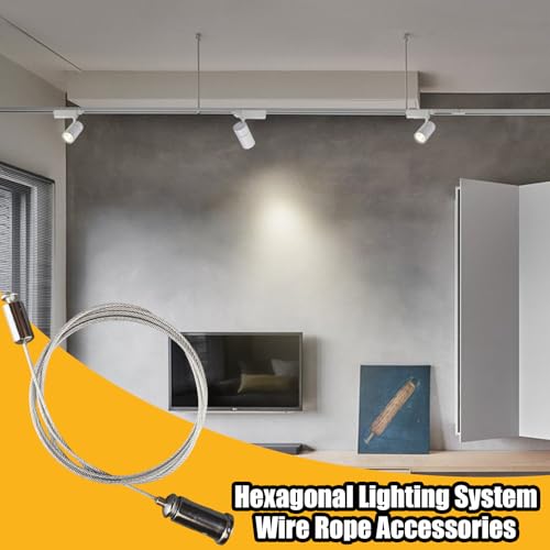 Cable de acero compacto ajustable para fijar paneles LED 5